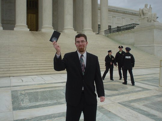 (picture of Seth holding a Betamax tape)