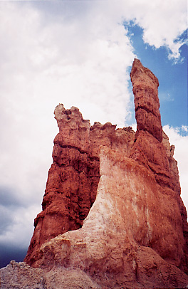 bryce canyon, 
with stormclouds