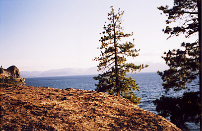 lake tahoe 
sunset