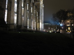 Check out this picture of the lights that are pointing at the thing I'm taking a picture of.